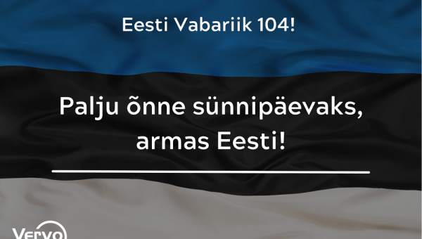 Hõiskame lipu tähistamaks Eesti Vabariigi 104. sünnipäeva!