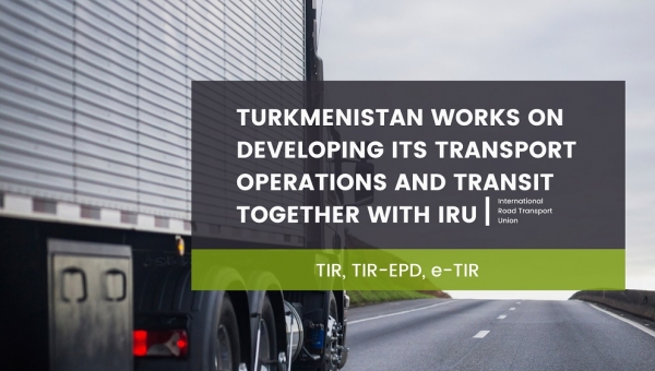 Turkmenistan works on developing its transport operations and transit